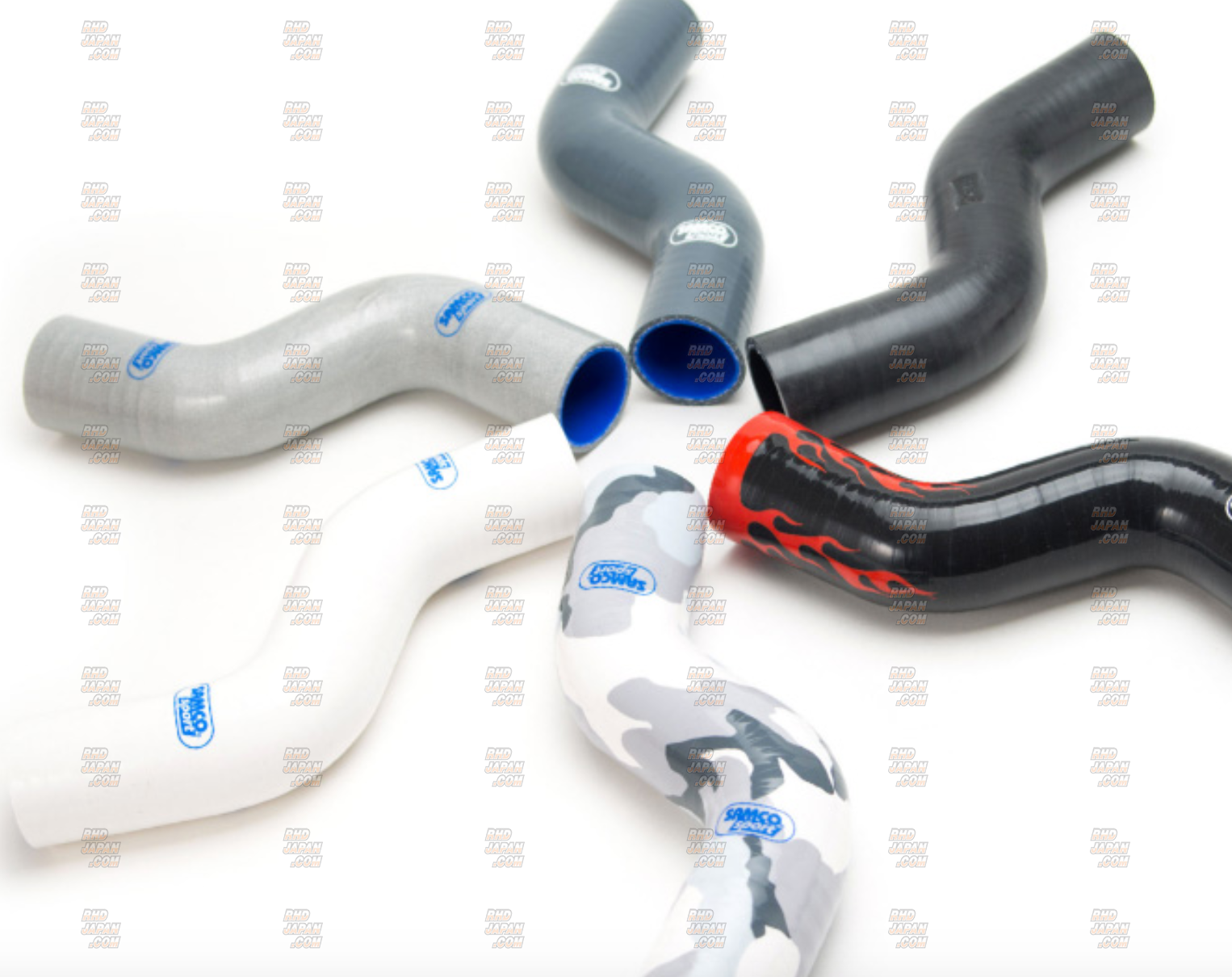 Samco Radiator Coolant Hose Kit Option Color Gun Metallic - JZX110